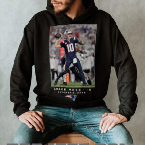 Drake Maye New England Patriots NFL Flash Features Week 5 T Shirt