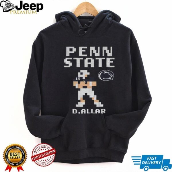 Drew Allar 8 bit Retro Baller Penn State Nittany Lions football 2025 shirt