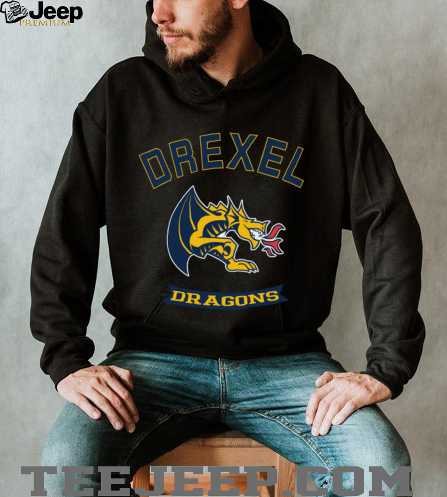 Drexel Dragons Banner College Logo TShirt Drexel Dragons Banner College Logo TShirt