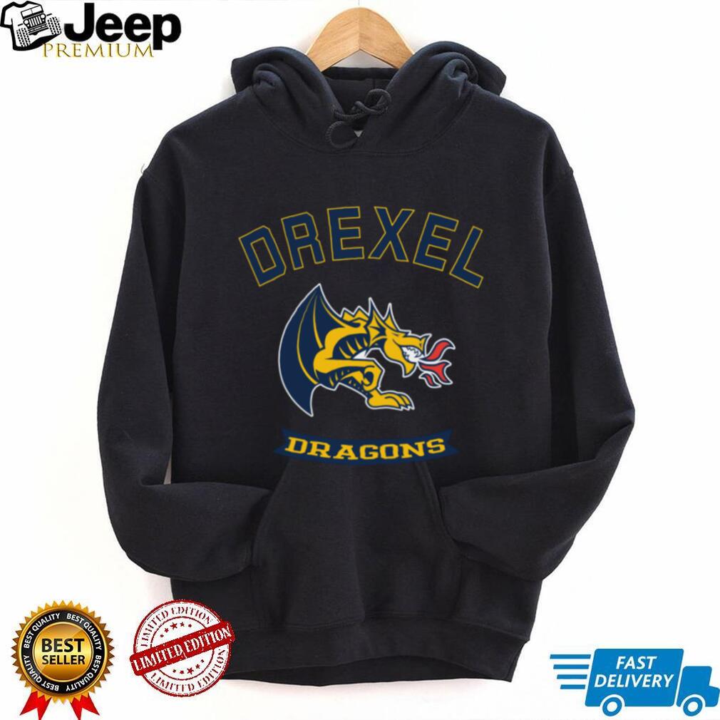 Drexel Dragons Banner College Logo TShirt Drexel Dragons Banner College Logo TShirt