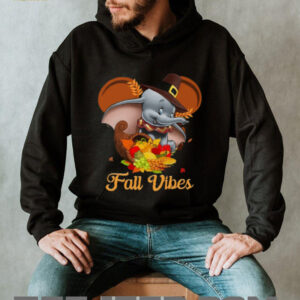 Dumbo Fall Vibes Thanksgiving Cornucopia Autumn Harvest T Shirt