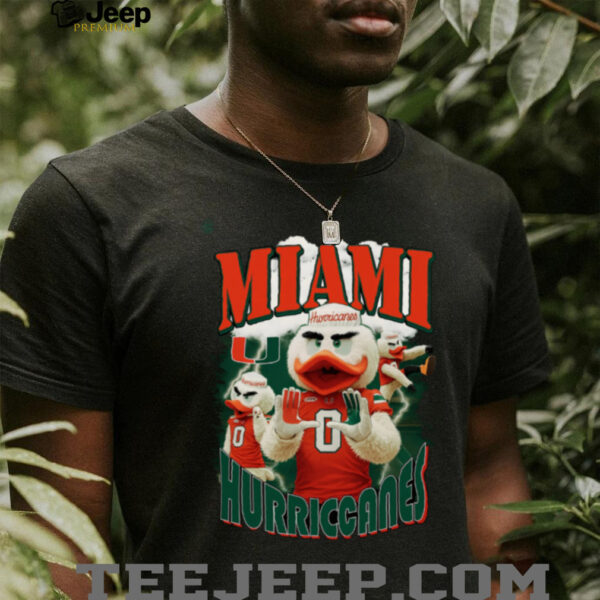 Dyme Lyfe Miami Hurricanes Sebastian Graphic T Shirt