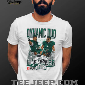 Dynamic Duos Hurts Barkley Philadelphia Eagles NFLPA 2025 T shirt