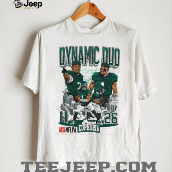 Dynamic Duos Hurts Barkley Philadelphia Eagles NFLPA 2025 T shirt