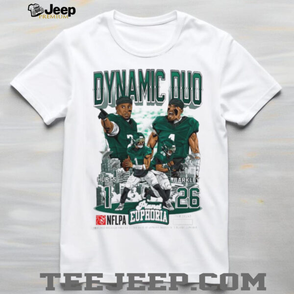 Dynamic Duos Hurts Barkley Philadelphia Eagles NFLPA 2025 T shirt