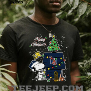 Tigers Shop Merry Christmas With Snoopy Baby Detroit Tigers T Shirt