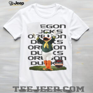 ESPN Merch Oregon Ducks Football College GameDay Sign 2025 Mascot T Shirt