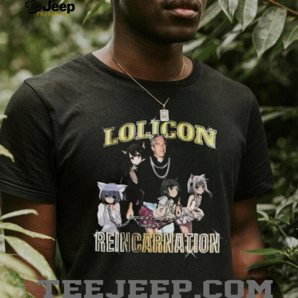 Epstein Isekai Lolicon Reincarnation Retro Bootleg Rap T Shirt