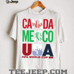 FIFA 2026 World Cup Host Countries Canada Mexico USA shirt