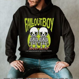 Fall Out Boy Store Twin Skeleton Shirt