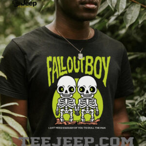 Fall Out Boy Store Twin Skeleton Shirt