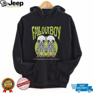 Fall Out Boy Twin Skeleton Shirt