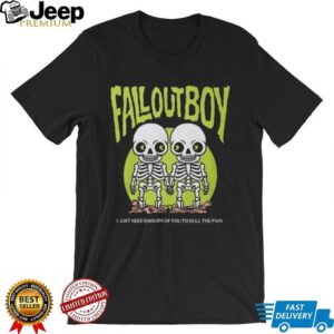 Fall Out Boy Twin Skeleton Shirt