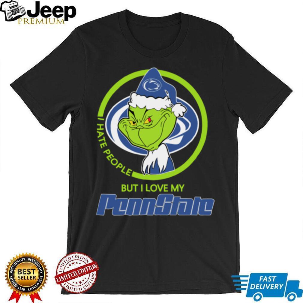 The Grinch I Hate People But I Love My Penn State Football Logo Shirt The Grinch I Hate People But I Love My Penn State Football Logo Shirt