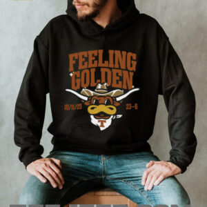 Feeling Golden Texas Longhorns Football Mascot Win Graphic Shirt