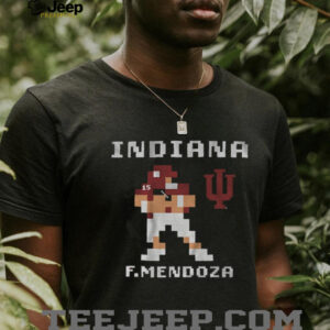 Fernando Mendoza 8 bit Retro Baller Indiana Hoosiers Football 2025 shirt