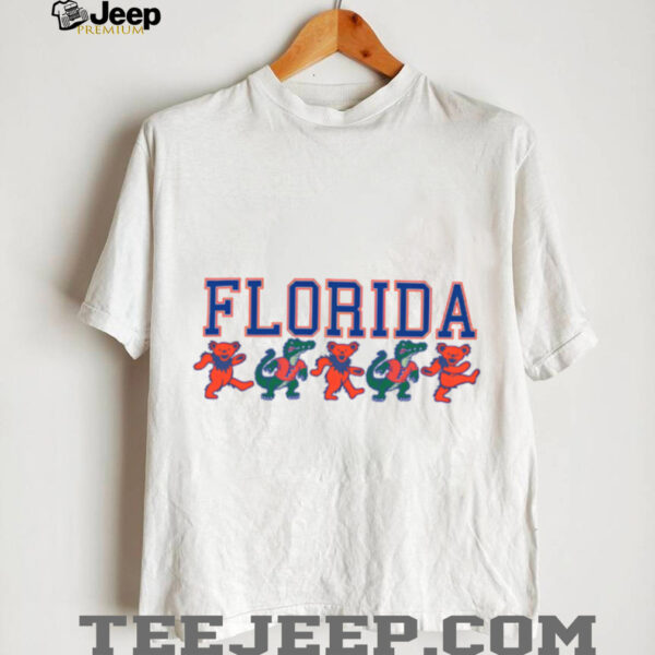Florida Gator X Grateful Dead Mascot Bears T Shirt