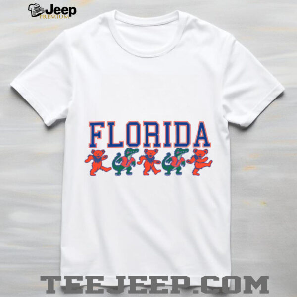 Florida Gator X Grateful Dead Mascot Bears T Shirt