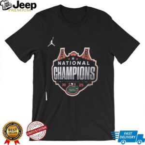 Florida Gators Jordan Brand 2025 NCAA Men's Basketball National Champions Celebration Logo T Shirt