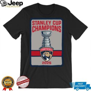 Florida Panthers 2025 Stanley Cup Champions Banner Raising T Shirt