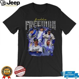 Freddie Freeman diamond Los Angeles Dodgers MLB storm graphic 2025 shirt