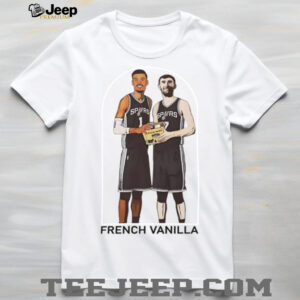 French Vanilla Victor Wembanyama Luke Kornet Spurs Duo TShirt