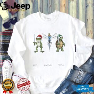 Frog Dragonfly Turtle Knights FDT Anti Trump Christmas shirt