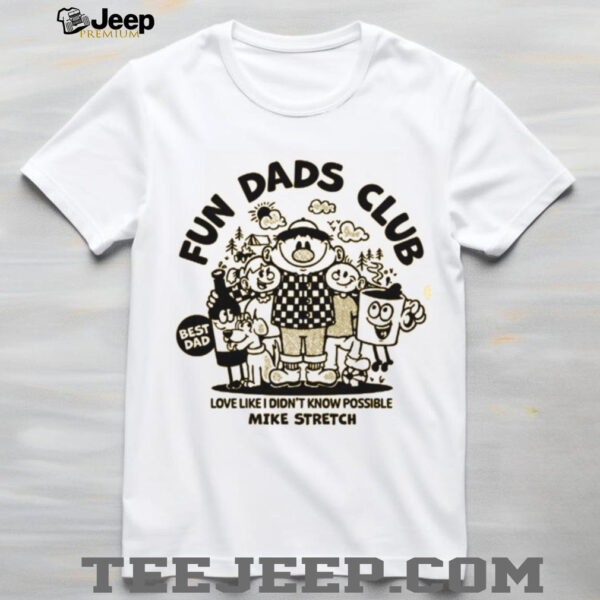 Fun Dads Club  Retro Fatherhood Graphic T Shirt