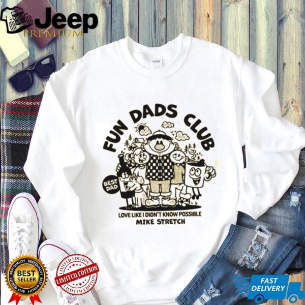 Fun Dads Club  Retro Fatherhood Graphic T Shirt