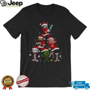 Gamer Character Christmas tree shirt