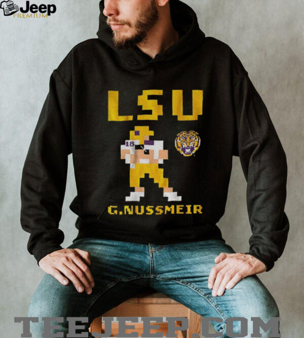 Garrett Nussmeier Retro Baller LSU Tigers football 2025 shirt
