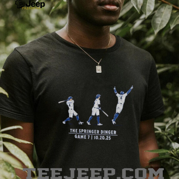 George Springer Toronto Blue Jays The Game Seven Springer Dinger 20 october 2025 shirt
