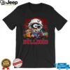 Custom Indiana Hoosiers HalloThanksMas Shirt, Cute Holiday Tee with Pumpkin Santa Hat Football, NCAA Gift for Halloween Thanksgiving Christmas