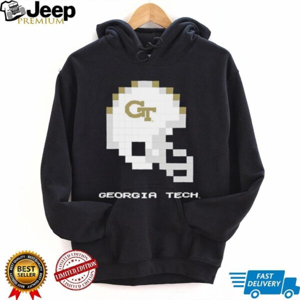 Georgia Tech Yellow Jackets 8 Bit Techmo Bowl Helmet TShirt