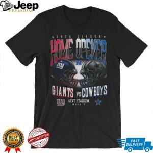 Giants Vs Cowboys Football 2025 Home Opener T Shirt