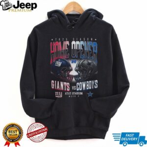 Giants Vs Cowboys Football 2025 Home Opener T Shirt
