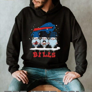 Gnomes Buffalo Bills Christmas Holiday NFL Football Fan Mashup T Shirt