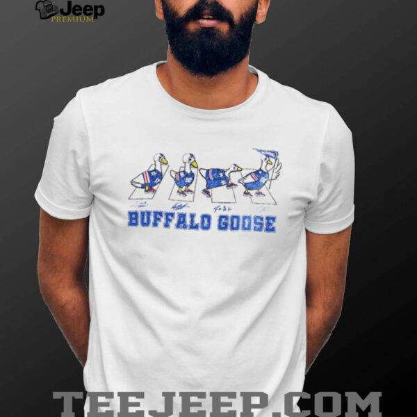 Goose Buffalo Bills Abbey Road Game Day NFL Football signature shirt