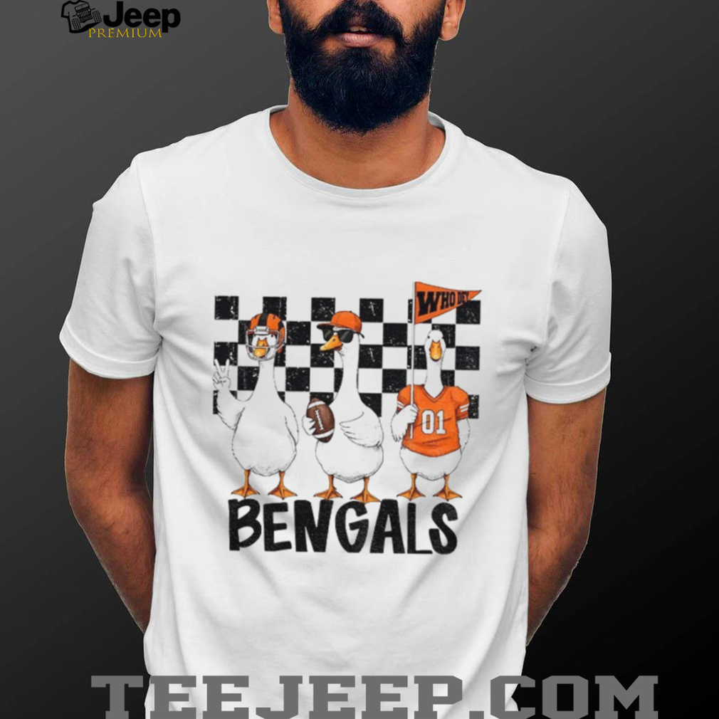 Goose Who Dey Cincinnati Bengals Game Day Football NFL shirt Goose Who Dey Cincinnati Bengals Game Day Football NFL shirt