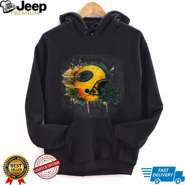 Green Bay Packers Watercolor Helmet Tee
