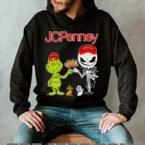 Grinch And Jack Skellington Fist Bump JCPenney Halloween T Shirt