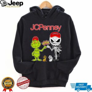 Grinch And Jack Skellington Fist Bump JCPenney Halloween T Shirt