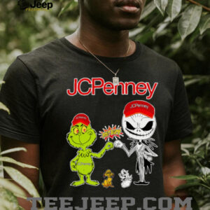Grinch And Jack Skellington Fist Bump JCPenney Halloween T Shirt