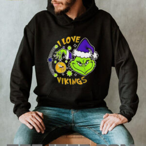Grinch I Love Minnesota Vikings They Hate Us Because They Ain’t Us Christmas shirt