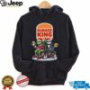 Grinch And Jack Skellington Fist Bump Friends Autozone Halloween Logo Shirt
