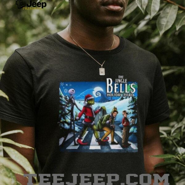 Grinch Jack Skellington Elf Abbey Road Christmas T Shirt