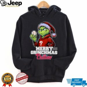 Grinch Merry Christmas Philadelphia Phillies Baseball T Shirt