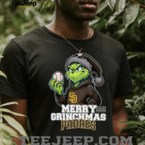 Grinch Merry Christmas San Diego Padres Baseball T Shirt