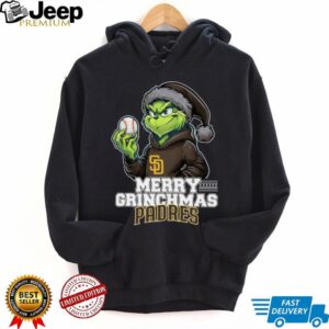 Grinch Merry Christmas San Diego Padres Baseball T Shirt
