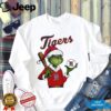 MLB Detroit Tigers Logo Baseball Grinch Christmas T Shirt